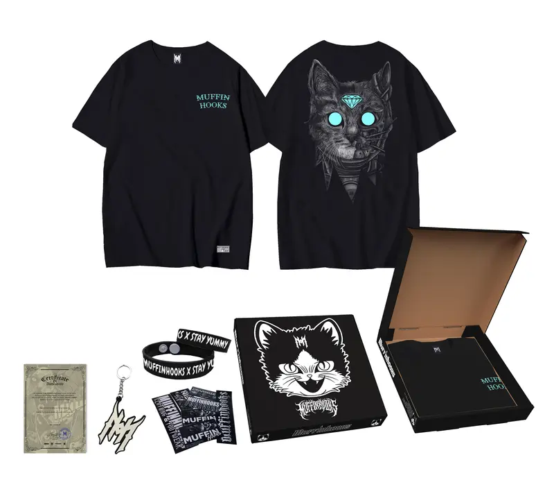 Muffinhooks Cat Dmd Robot - Oversize Tees 0