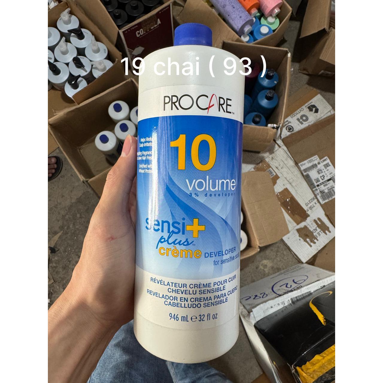 Oxy Trợ Nhuộm Procare Sensi Plus Creme Developer 10 Vol 3% 946ml