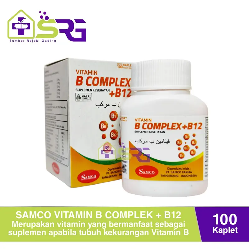 Samco Vitamin B Complex + B12 Samco Isi 100 Kaplet 0