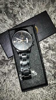 Product Review of CASS JAM TANGAN PRIA TERBARU 2023 BAND BAJA KALENDER LEDAKAN BAND KUARSA WATCH MEN'S BUSINESS MEN'S WATCH THREE DIAL DIAL WATCH WATCH from p**t 1