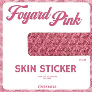 Redbyness|Stiker Kain Kulit Sintetis Pink Foyard