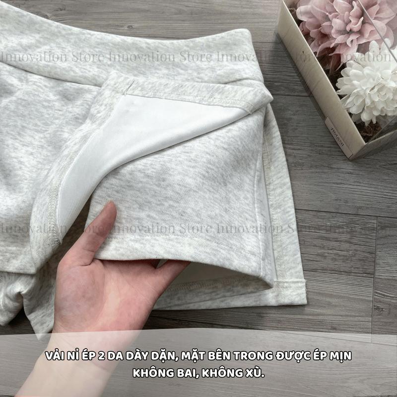[TẶNG NƠ ĐÁ] Quần váy Nữ ngắn Vải Nỉ Ép 2da khoá sườn mã TA-528 4