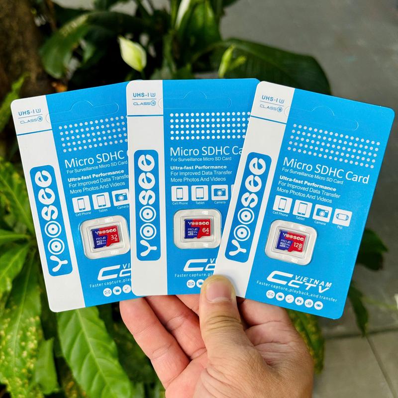 Thẻ Nhớ YOOSEE 128GB 64GB 32GB Tốc Độ Cao,Chuyên Dụng Cho Camera Wifi Điện Thoại Thiết Bị Điện Tử Chính Hãng Đèn