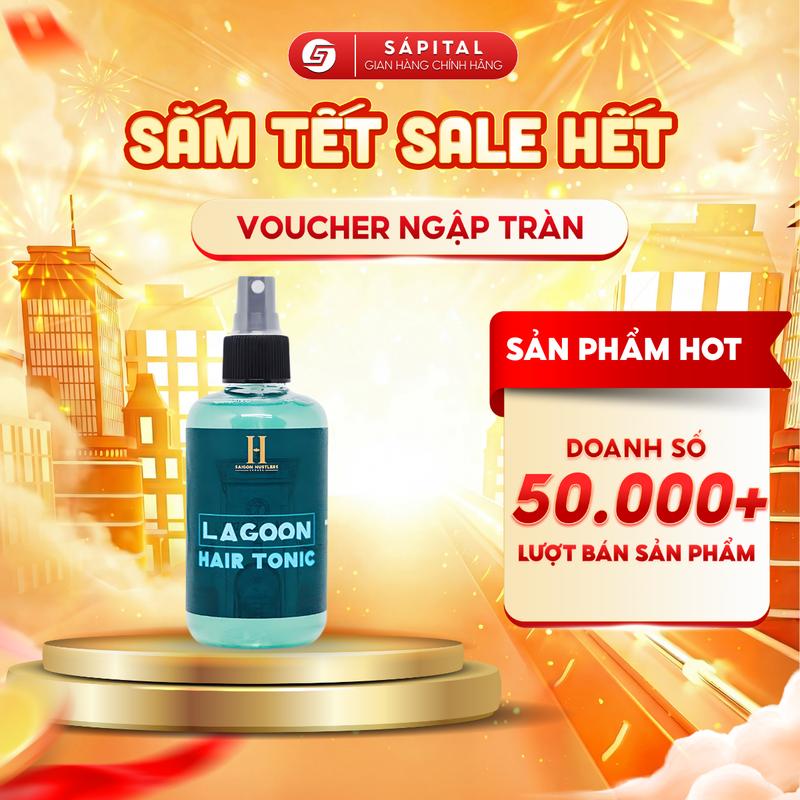  Xịt tạo phồng Lagoon Hair Tonic | Hỗ trợ bảo vệ nhiệt Tăng độ phồng kết dính cho tóc Tạo nếp tóc nhẹ nhàng Phù hợp cả nam&nữ 