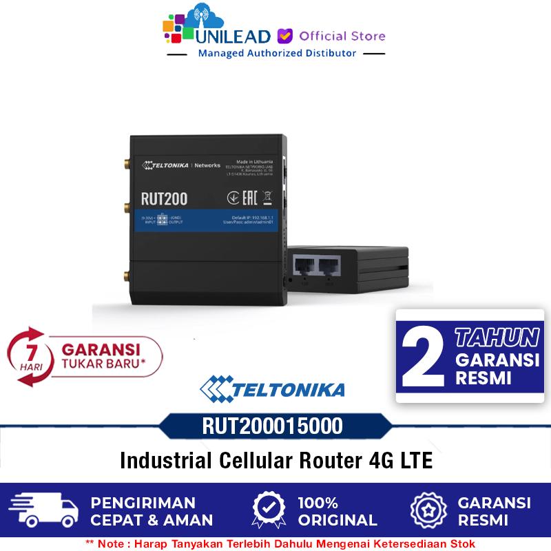 Industrial cellular router 4G LTE RUT200 teltonika Device - Shop ...