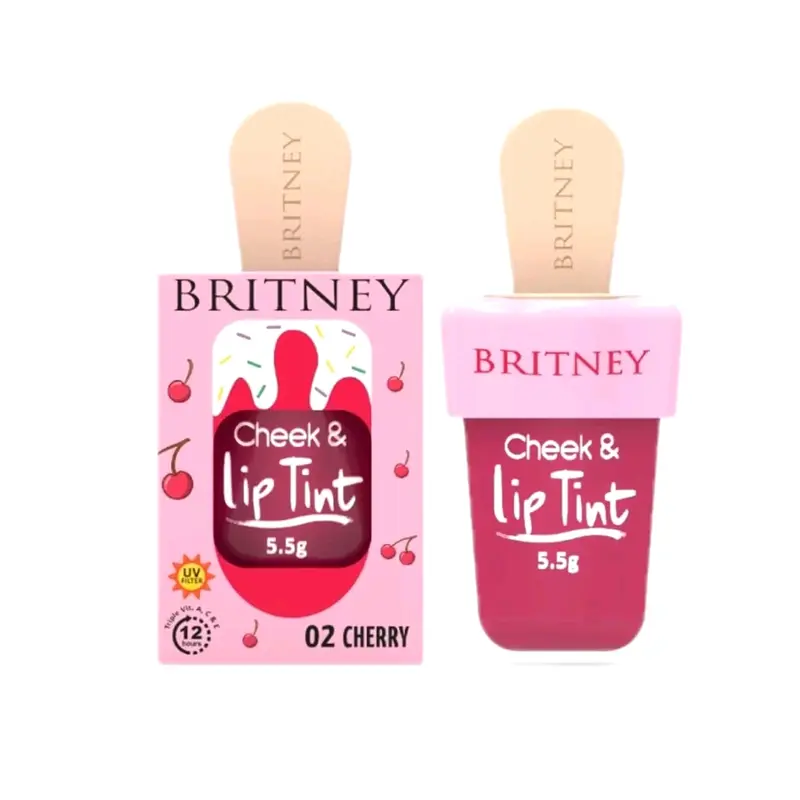 Britney Cheeck & Lip tint 1