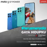 Gambar Moto G57 Power 5G - RAMBoost 24GB/128GB/256GB - Snapdragon6s Gen4 - Antutu 625K - 7000mAh SiliconCarbon - 50MP Sony LYTIA600 - FLUIDITY, 8GB 128GB dari Lenovo Authorized Bogor Kab. Bogor 2 Tokopedia