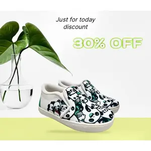 Zonalo kids wear sepatu anak laki-laki dan perempuan SLIPON PANDA