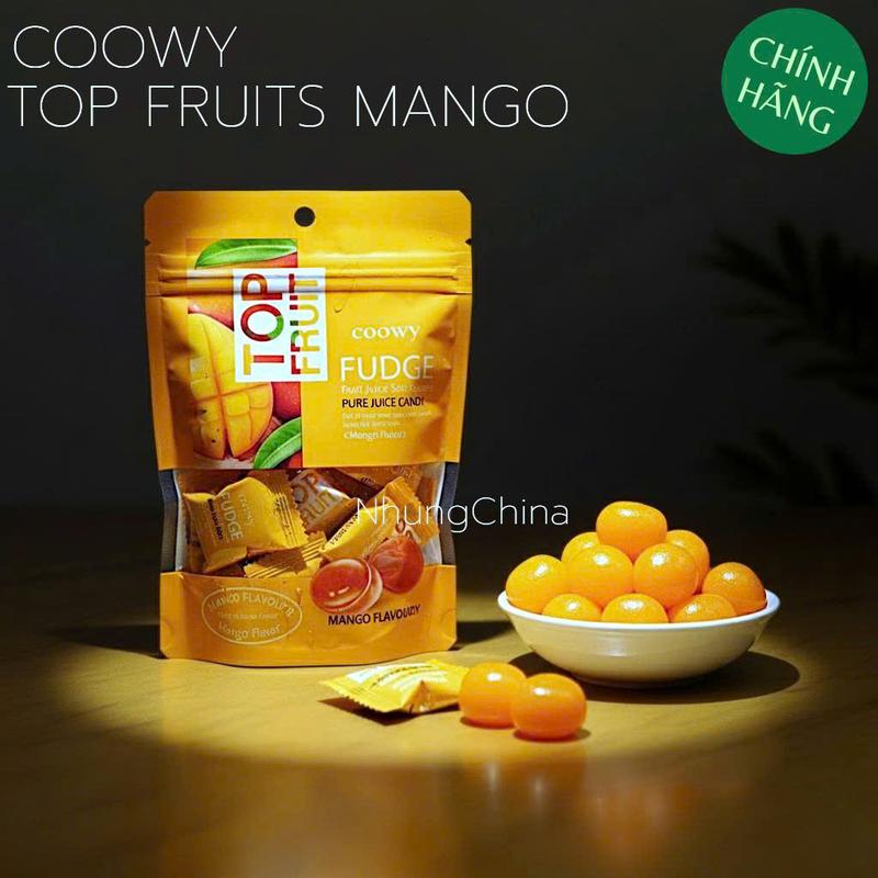 Kẹo dẻo TOP FRUIT COOWY HƯƠNG VỊ TRÁI XOÀI (Sỉ sll) - Ăn Vặt Candy Food Snack