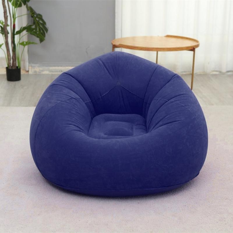 【Dalam Stok 】Sofa Bean Bag Inflatable Sofa Travel Portable Bean Bag Sofa Dewasa Penyimpanan Mudah Lazy Sofa 4