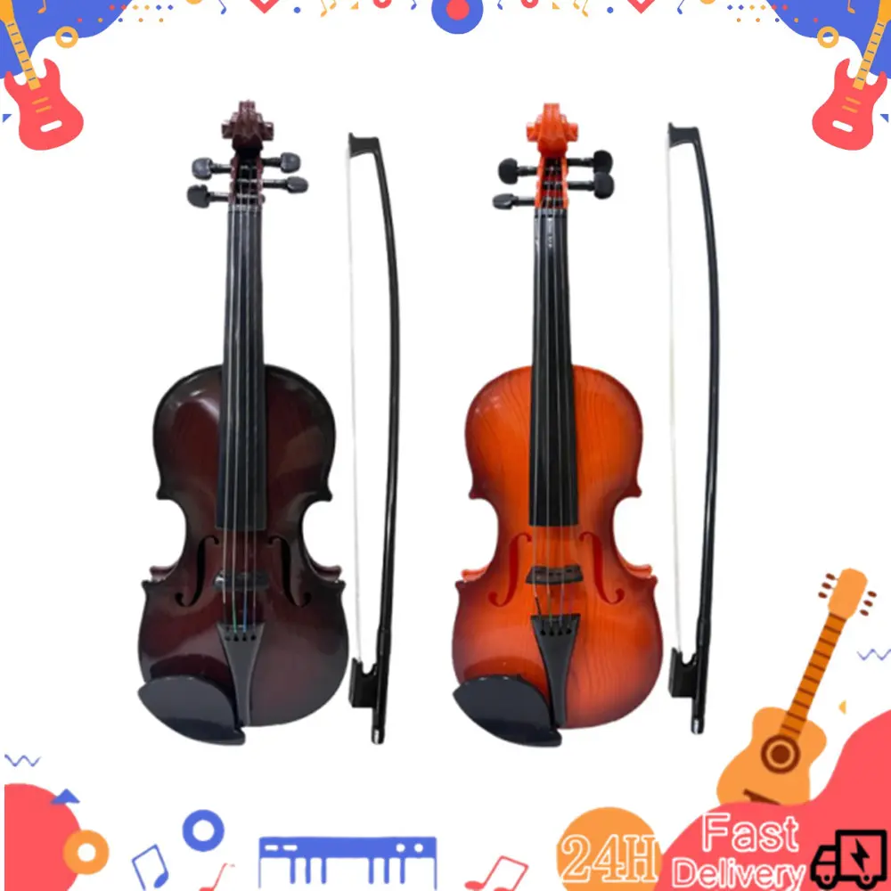 Biola Simulasi, Kit Biola untuk Pemula, Latihan Muzik, Hasil Kerja Indah, Alat Muzik, Alat Peraga Persembahan, Tali Boleh Laras, Sesuai sebagai Hadiah violin