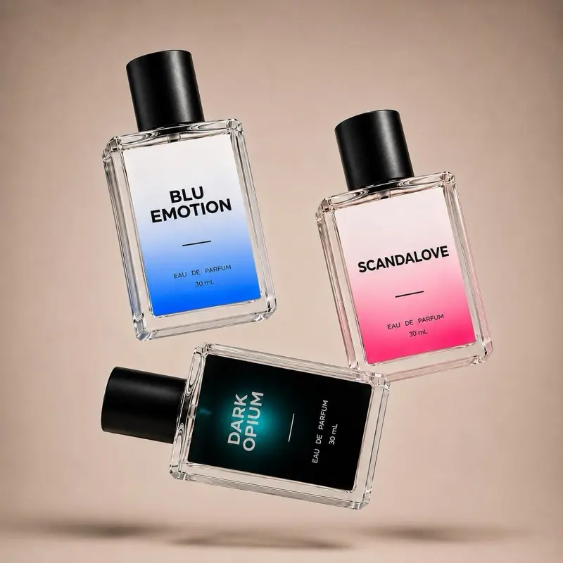 PAKET HEMAT 3 BOTOL Parfum Pria & Wanita Tahan Lama (Blu Emotion - Dark Opium - Scandalove) Minyak Wangi Mewah