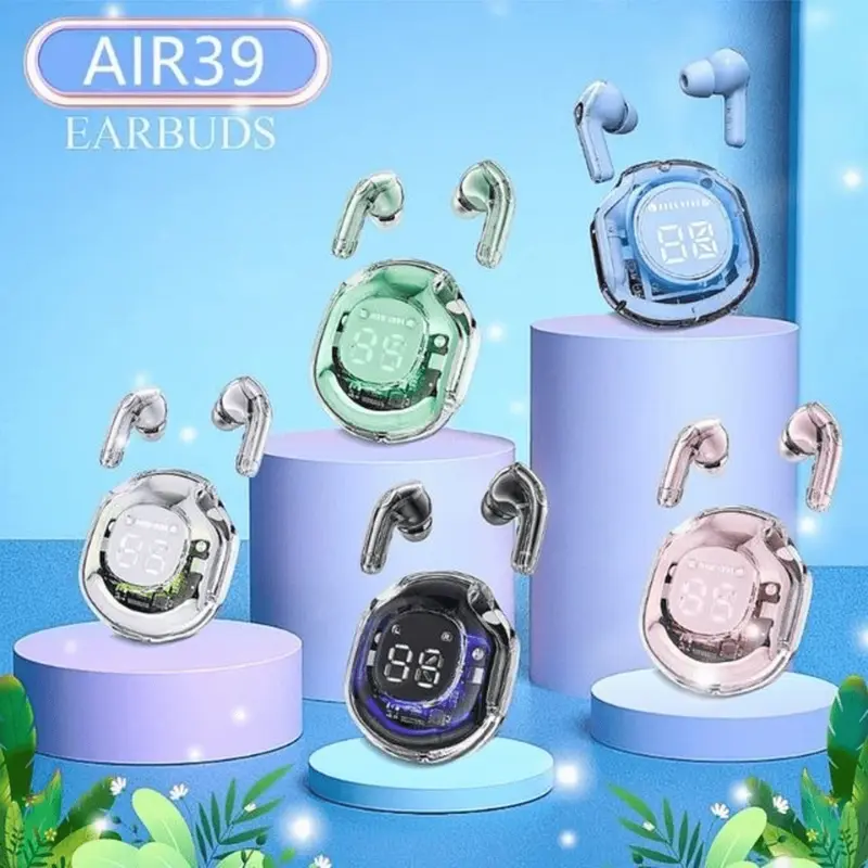 AIR39 TWS Earphone Wireless Earbuds ENC Noise Reduction Game Bluetooth Headphone Headset Bass 0