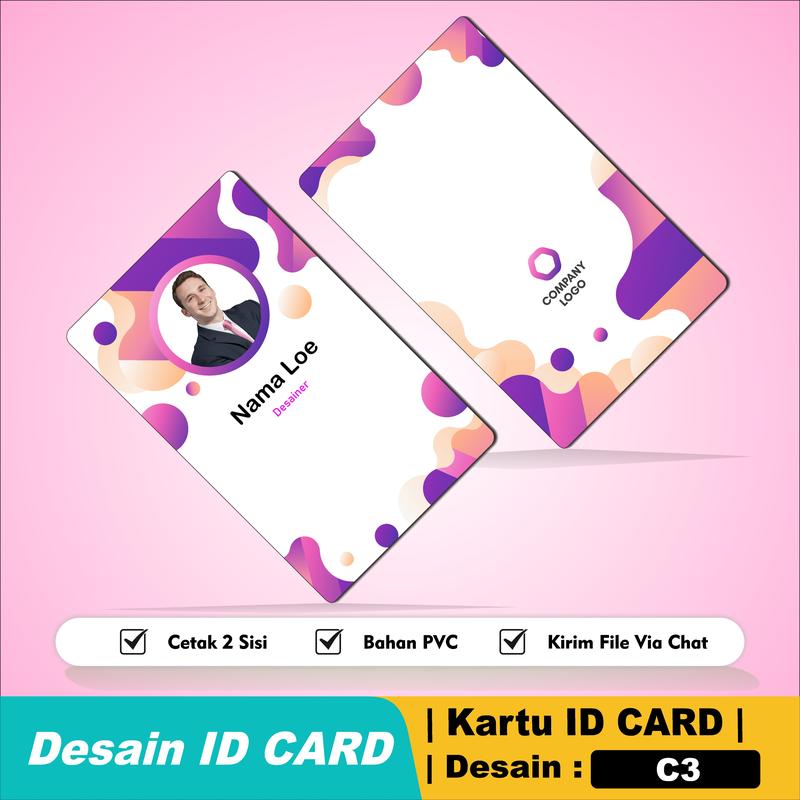 | Cetak | A1-I9 | ID CARD | Desain dan Custom | Edition Desain Bebas dan Cetak UV Printing - Cards 2