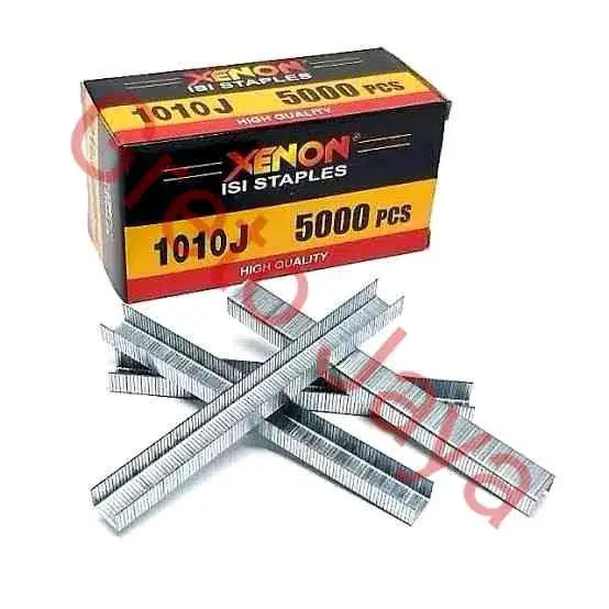 Isi Paku U Tembak 1010 1013 1016 Refill Staples Angin Flexi Fleksi Refil Flexipoint Ulang Stapler Air Nailer Gun Model Lurus Mesin Steples J Stepler Straples Streples 10mm 10 mm Jok Kursi Motor 1010J 1013J 1016J Mobil