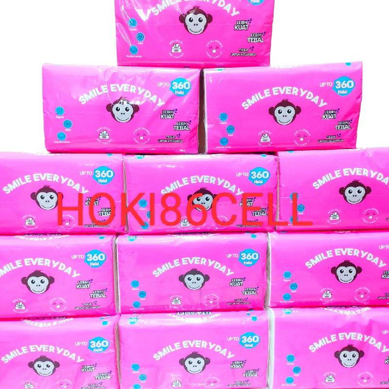 (12 PACK) TISSUE SMILE EVERYDAY Titasoft 360 helai 2 ply tisu 0
