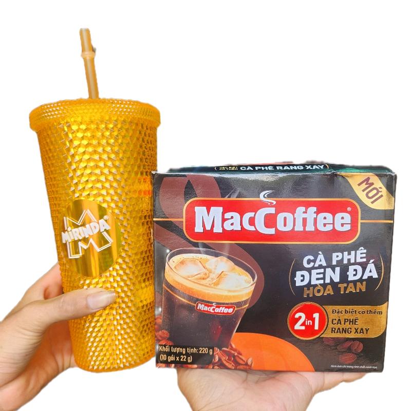 MUA 1 TẶNG 1 - HỘP cà phê phố đen đá ( hộp 10 gói)TẶNG LY KIM CƯƠNG SIÊU ĐẸP (LY MÀU NGẪU NHIÊN NHÉ KHÁCH)