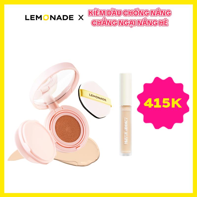 Combo 01 Phấn nước siêu kiềm dầu Supermatte Cushion 15g và 01 Kem che khuyết điểm Matte Addict Concealer 3g
