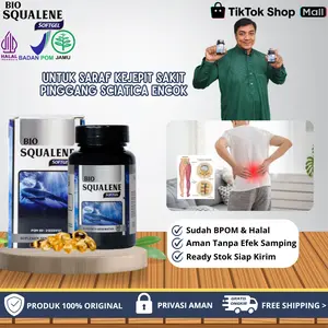 Bio Squalene - Untuk Saraf Kejepit Sakit Sendi Sakit Pinggang Sampai Paha / Sciatica, Sakit Tulang Belakang