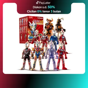 OHSOME [All Seris] Blind Box Gacha Set Koleksi Action Figure Ultraman Seri Galaxy All Version - Toy