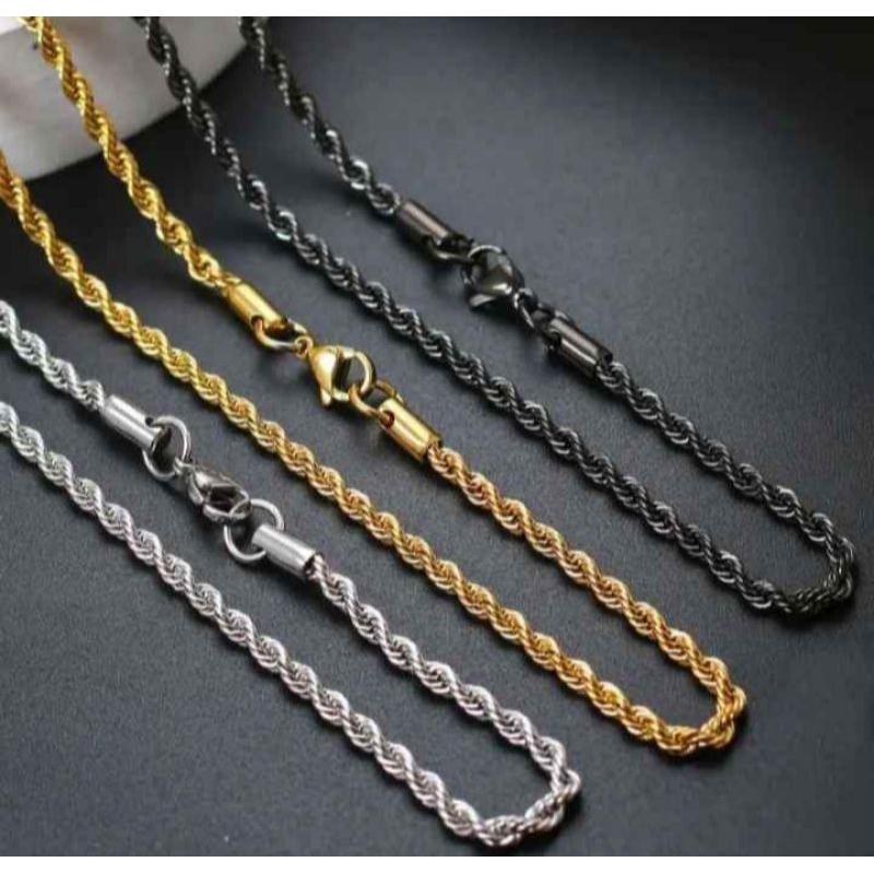 GELANG TITANIUM MODEL TAMBANG HITAM PRIA WANITA ANTI KARAT ANTI LUNTUR Elegan Dewasa Stainless Bracelets Kulit GELANG TITANIUM MODEL TAMBANG HITAM PRIA WANITA ANTI KARAT ANTI LUNTUR Elegan Dewasa Stainless Bracelets Kulit