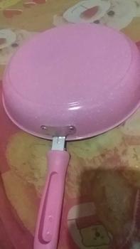 Product Review of Panci Teflon Frypan Marble Enamel / Teflon Frypan Marble Berwarna / Teflon Frypan Enamel Anti Lengket penggorengan anti lengket Kitchenware teflon  serbaguna from u**8 1