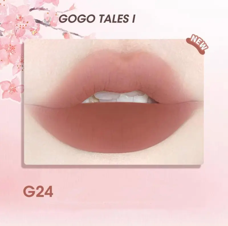 Gogo Tales After Glow Thin Mud-Like Lip Cream Melembutkan 6