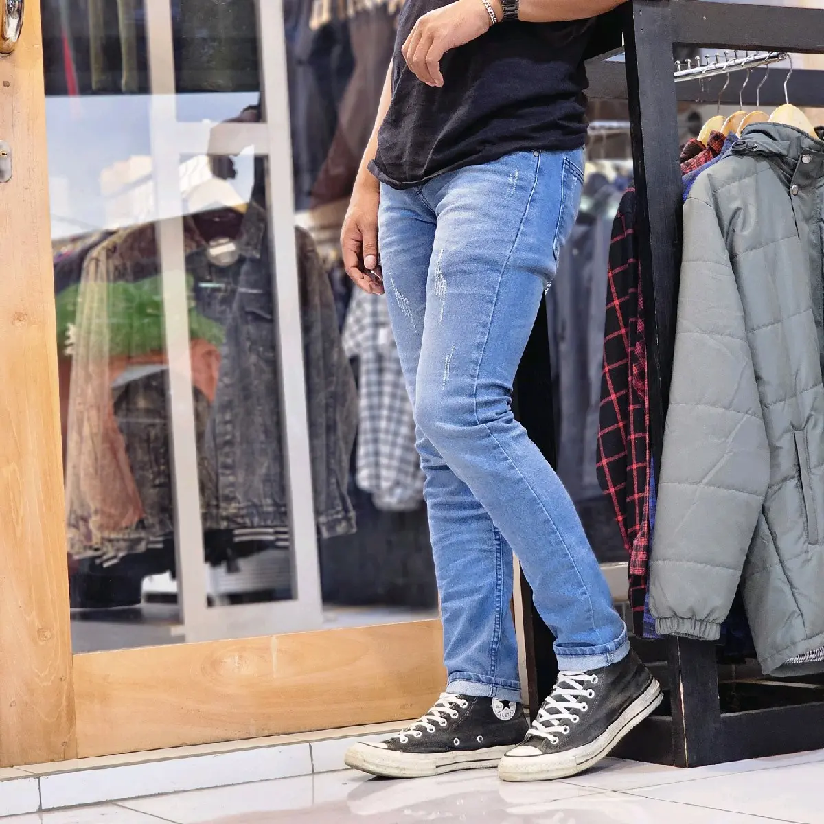mydie-celana jeans panjang pria bio blit wisker/celana jeans pria slimfit