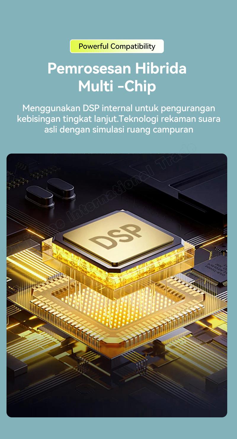 Mikrofon Nirkabel UR37, mikrofon lavalier nirkabel dengan wadah pengisi daya, kompatibel dengan ponsel, tablet, dan komputer.