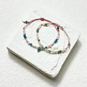 LUDIC. AUDREY natural stone bracelet gelang serut manik