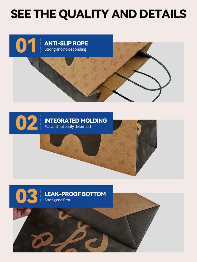 Product Introduction of DUJOSOO gift bag, paper bag, perfect for gifting, beautifully designed gift bag. 3