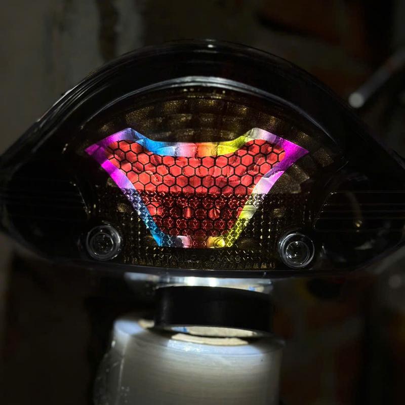 Đèn hậu sirius audi mica 7 màu _ LÀM SẴN GIẮC CẮM , kèm bóng audi_hiệu ứng stop f1 gắn cho sirius 50-110