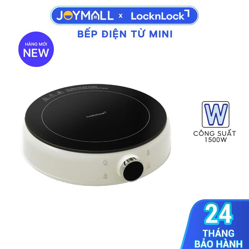 Bếp Điện Từ Mini LocknLock Mini Induction Cooker EJI126IVY 1500W Hàng Chính Hãng - JoyMall