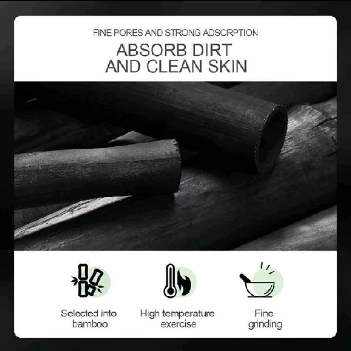 [ paket hemat 3pcs] SADOER Black Head Removal Mask Masker  Wajah Arang Hitam Menghilangkan Komedo Hidung 1