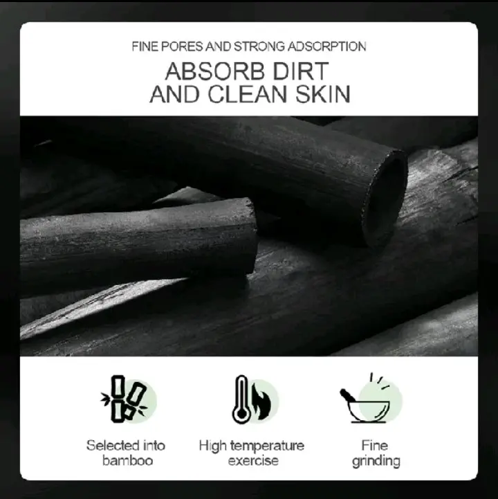 [ paket hemat 3pcs] SADOER Black Head Removal Mask Masker  Wajah Arang Hitam Menghilangkan Komedo Hidung 1