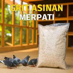 Hercules Pigeon Grit Grit Merpati Asinan TELUR MURNI 1KG untuk Merpati Balap Tinggi Pos & Kolong Perkutut Anti Stres Multi Mineral Full Vitamin