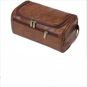 Set de Bolsa de aseo para viaje unisex, cuero PU de alta calidad, diseño duradero y elegante, perfecta para esenciales de belleza y cuidado personal