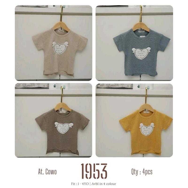 Grosir Atasan Cowo anak || 4pcs/1seri || kode 1953 0