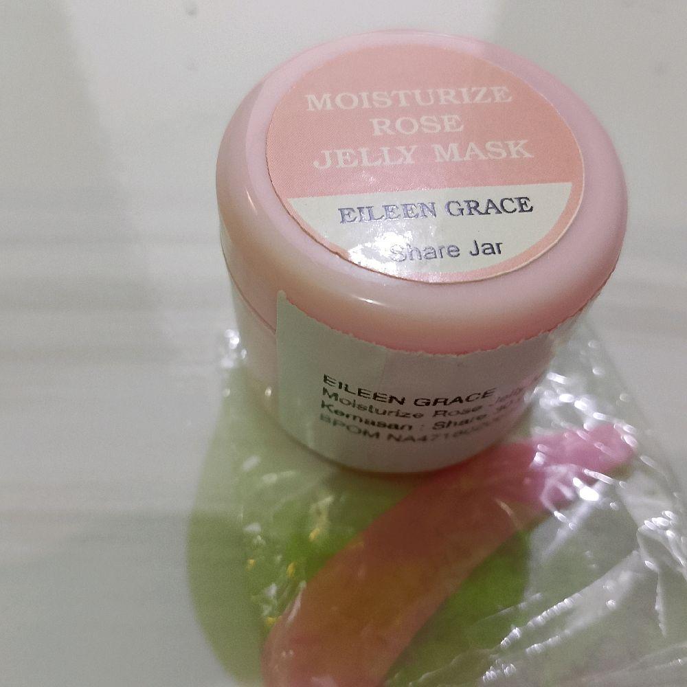 Eileen Grace Moisturize Rose Jelly Mask - Menghilangkan Jerawat Aneh Banget, Pakai Tiap Hari Wajah