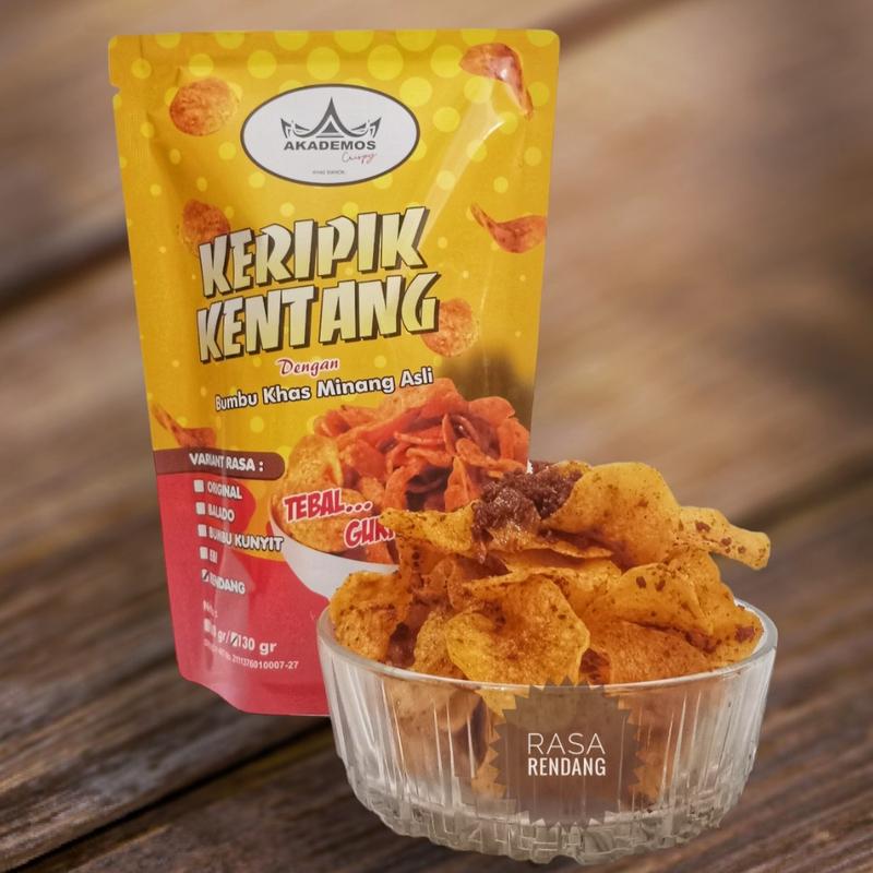 Keripik Kentang Rasa Rendang 120gr 1