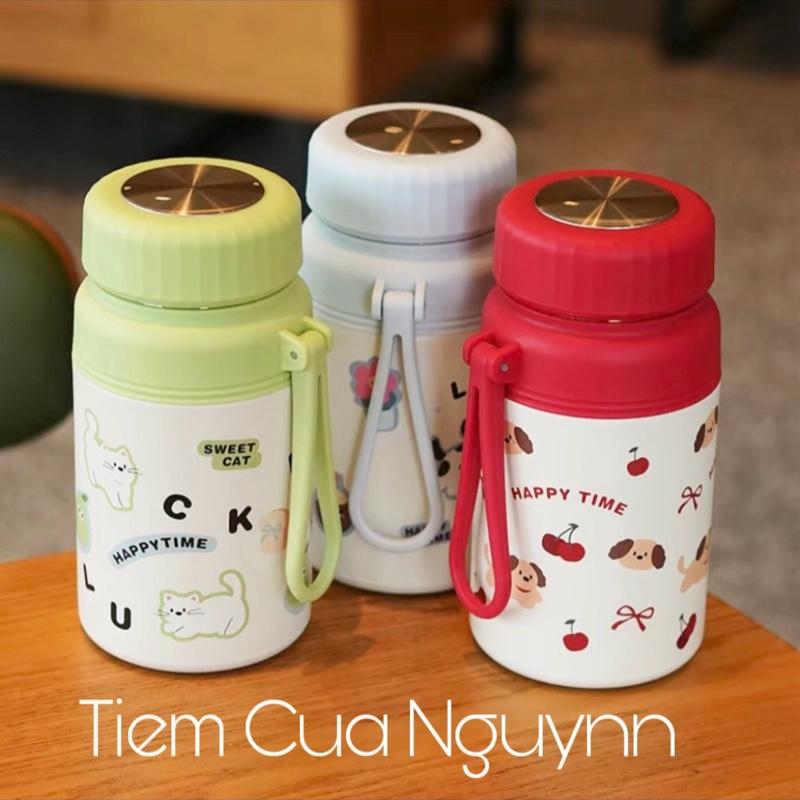 (Tặng túi trong) Bình giữ nhiệt 1000ml 6-12h có lõi lọc trà và quai xách giữ nhiệt inox 316 binh giu nhiet