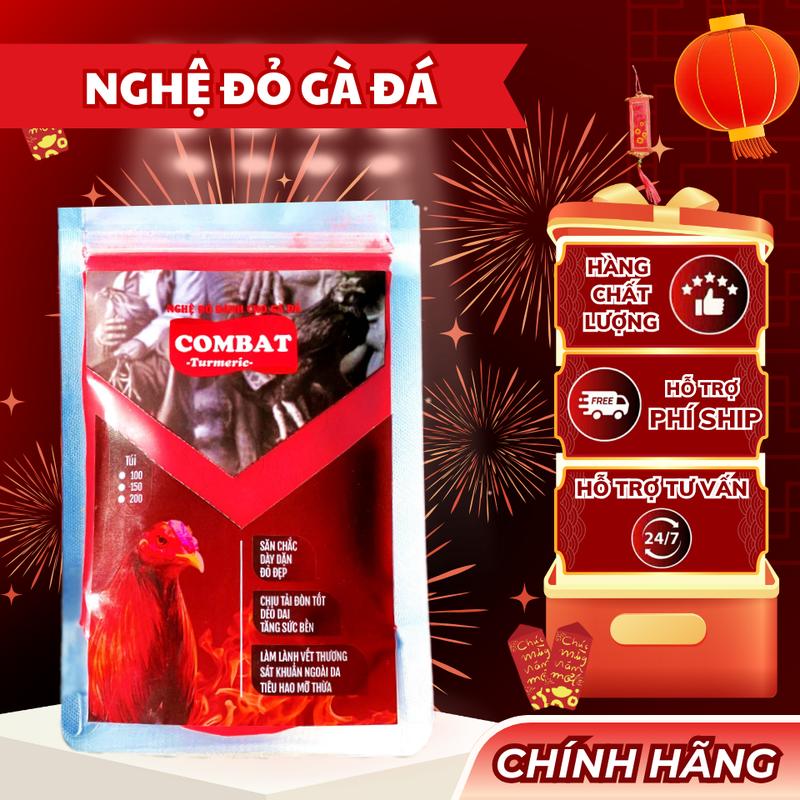  BỘT NGHỆ ĐỎ COMBAT -Turmeric- GÓI CHIẾT 100gr - 150gr - 200gr. VÔ CÙNG TIỆN LỢI DỄ SỬ DỤNG Gia Vị 