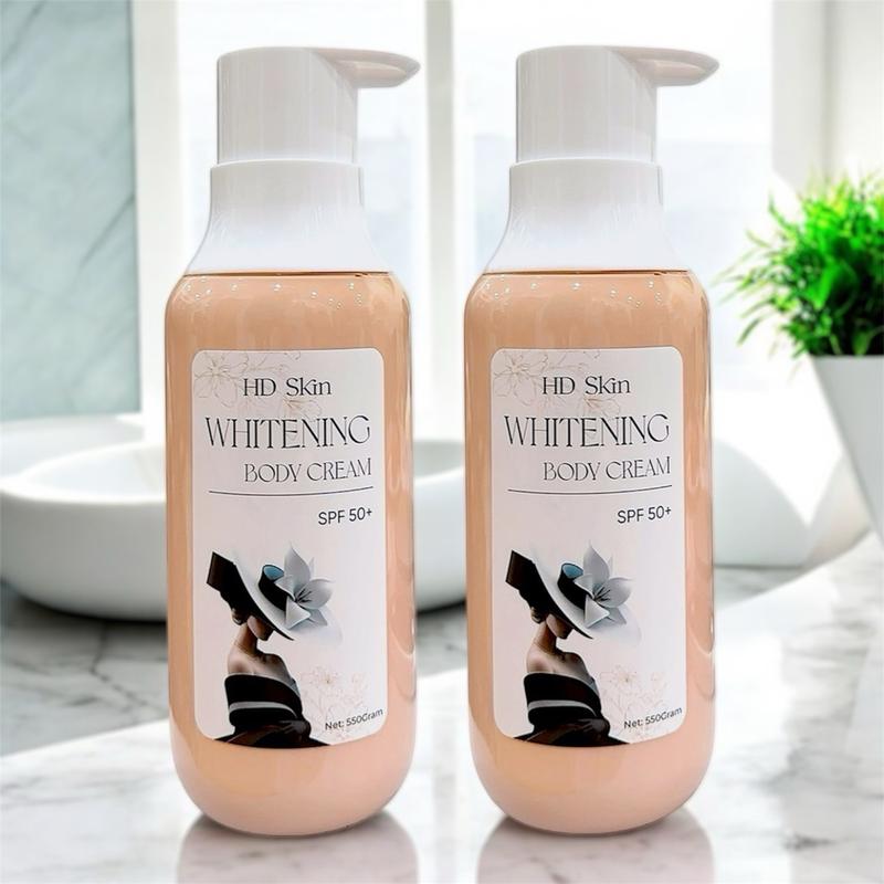 [ 2 Hộp 550g BẢN NÂNG CẤP ] Kem Body Dưỡng Trắng,Nâng Tông Da( HD SKIN WHITENING BODY CREAM )