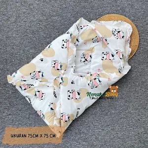 Selimut Bayi Badcover Bayi Tebal Bahan Halus Ukuran 75cm x 75cm Laki-Laki Perempuan