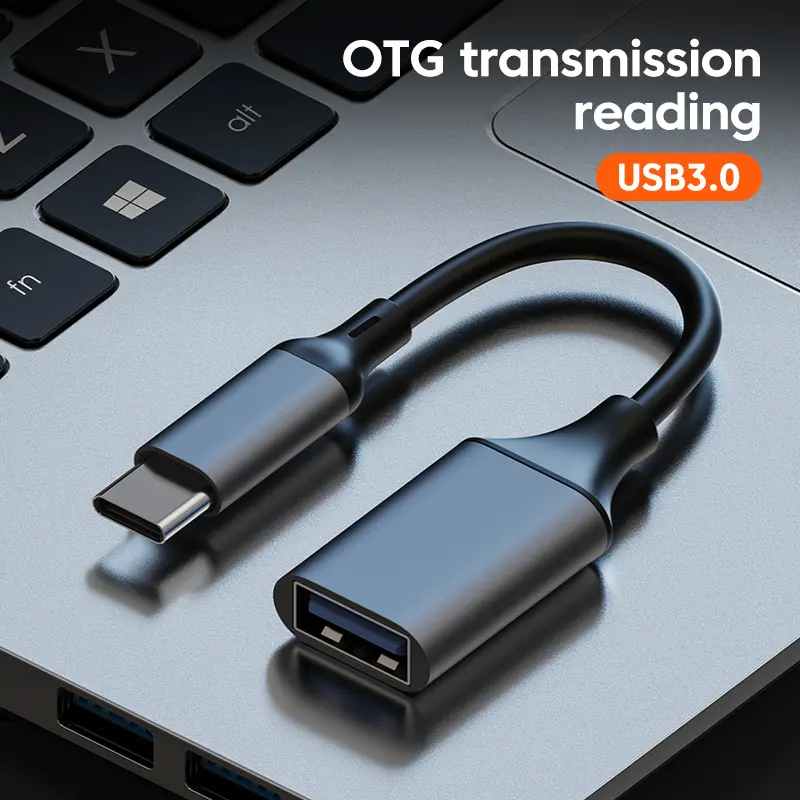 Type C to USB 3.0 OTG Adapter USB Female to C Male Connector Cable Fast Charging Data Transfer Connector otg For PC Accessorie s