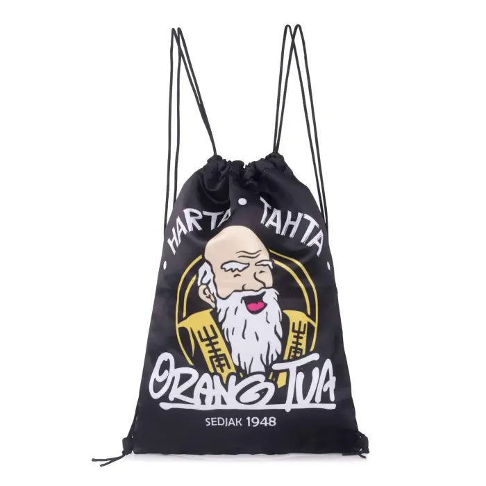 Tas Serut / Tas bag Printing Unisex Gambar Logo Orang T 1