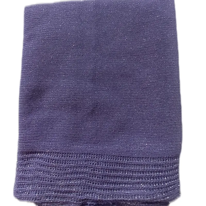 Pashmina rajut pengantin / pashmina rajut gliter / kerudung pernikahan 3