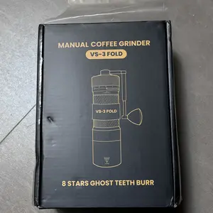 Vesper manual coffee grinder VS-3 FOLD foldable handle / external adjustable setting eight stars conical burr / espresso pour over grinder kopi manual
