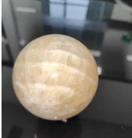 Natural crystal-Crystal ball-Yellow calcite-silver obsidian-Flame Stone 1