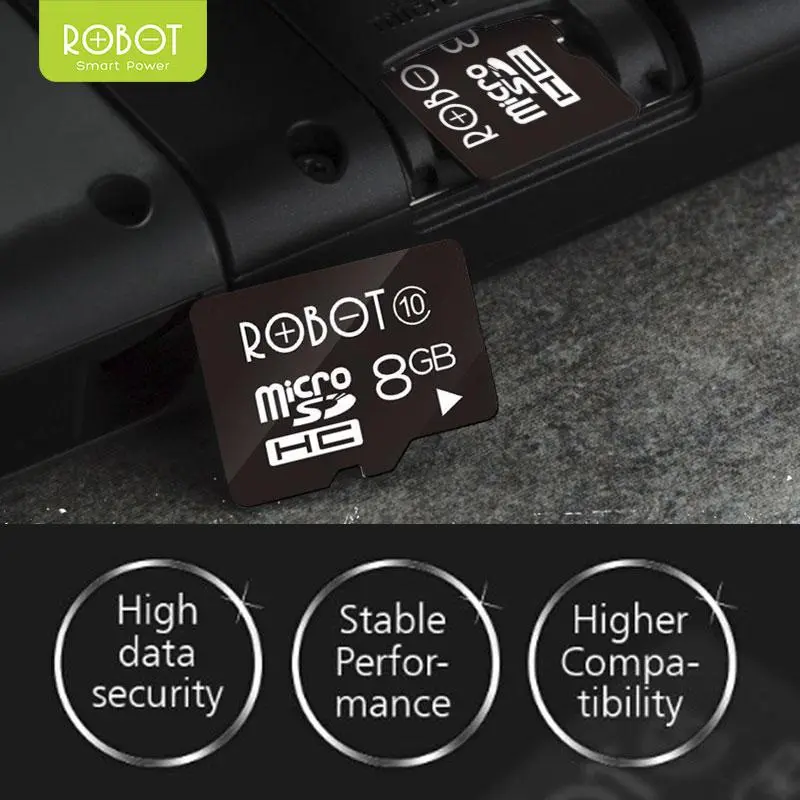 ROBOT Memory Card / Kartu Memori HP / Micro SD (8GB/16GB) Class 10 4